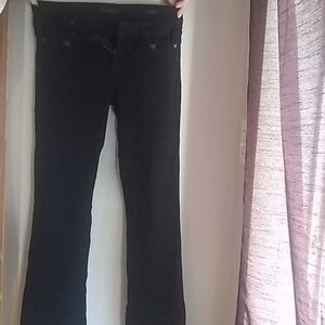 Genetic denim black pants